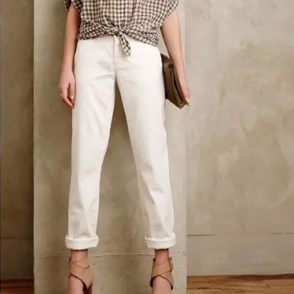 ANTHROPOLOGIE PILCRO/LETTERPRESS HYPHEN SLIM CHINO JEAN 27 (4)
